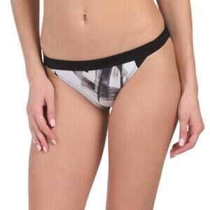 New! Reebok Women's Abstract Print  Hipster Bikini Swim Bottom